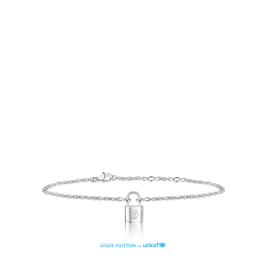 Louis Vuitton Silver Lockit bracelet, sterling silver